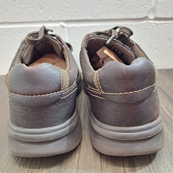Clarks Collection Men's Casual Brown Leather Lace Up Comfort Shoes US Size 9 M - Picture 6 of 8
